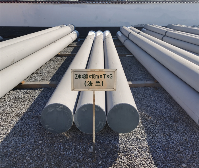 平罗430×15米×T×G砼电力电杆